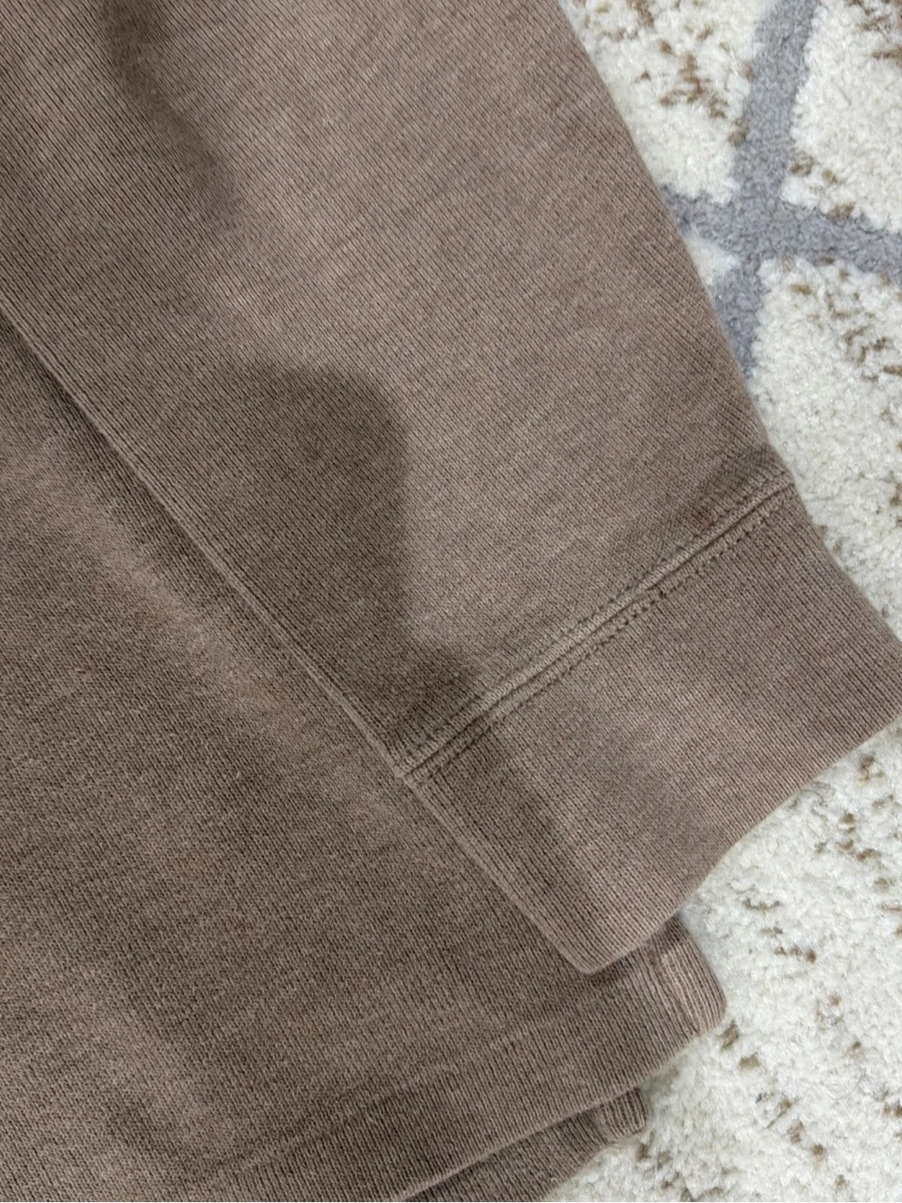 Polo Ralph Lauren Men's XL Beige Quarter Zip Pullover Blue Pony Cotton Sweater